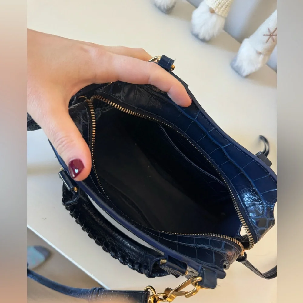 Balenciaga Neo Classic Mini Croc Embossed Bag - Picture 5 of 5